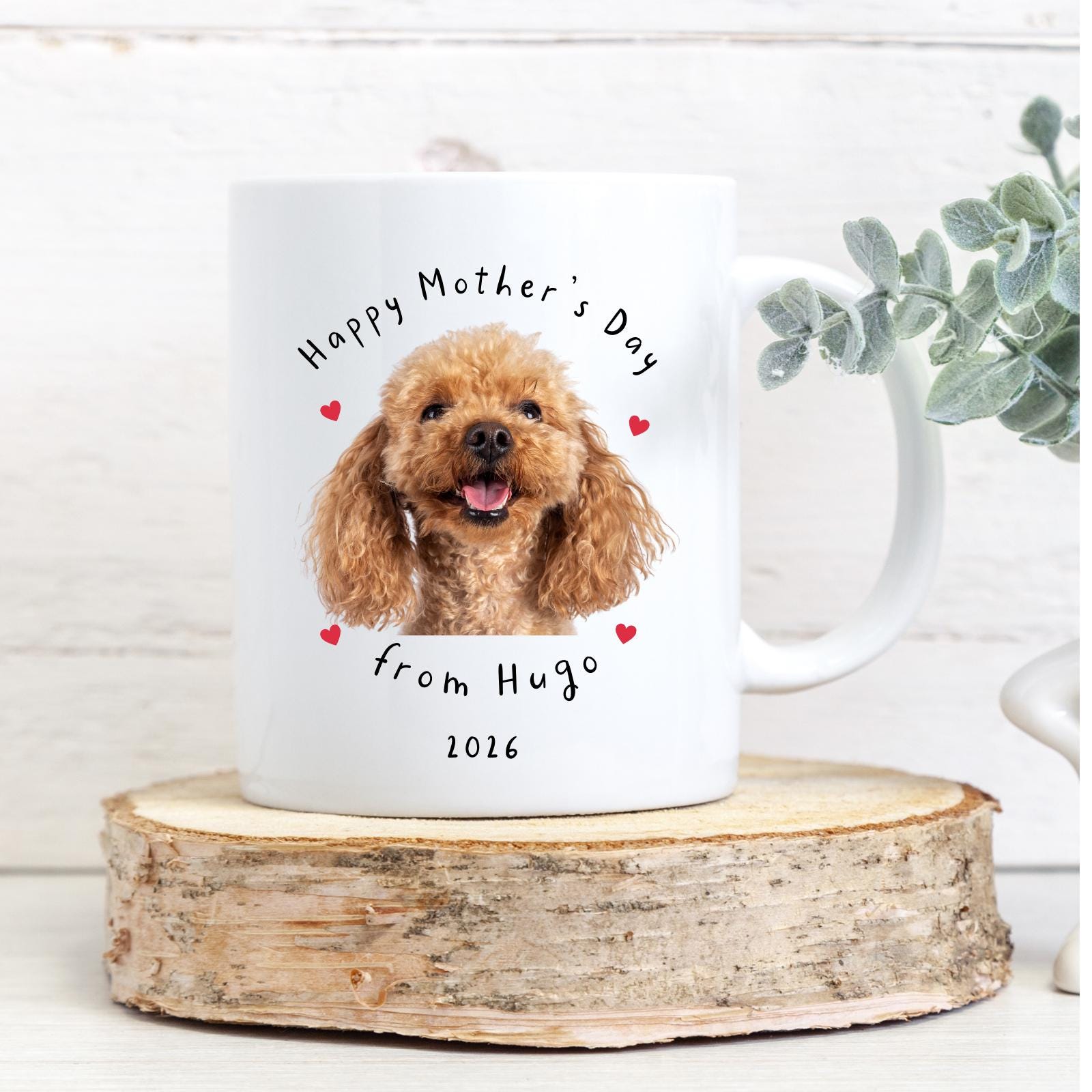 Personalised Dog Photo Mug - Happy Mother's Day From The Dog Gift