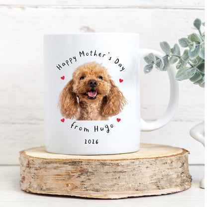 Personalised Dog Photo Mug - Happy Mother's Day From The Dog Gift