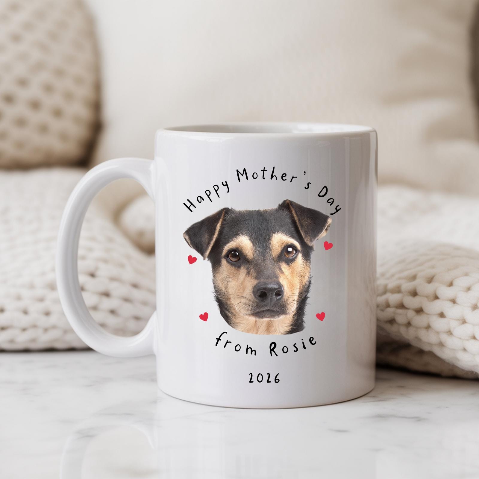 Personalised Dog Photo Mug - Happy Mother's Day From The Dog Gift
