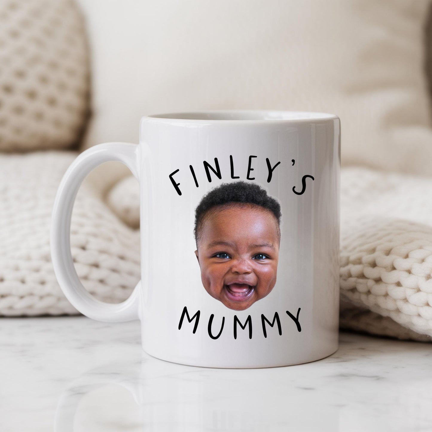 Personalised Baby Photo Mug - Mummy Mother's Day Birthday Gift