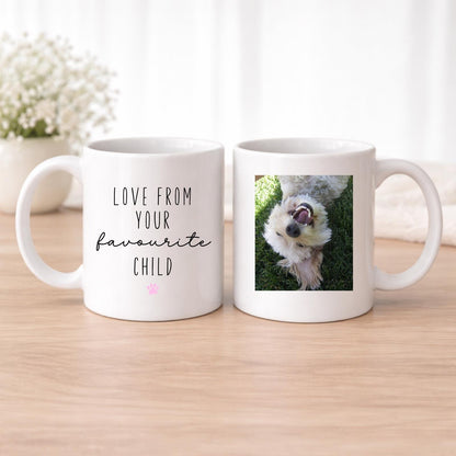Personalised Dog Mum Photo Mug - Favourite Child Mother's Day Birthday Gift From The Dog