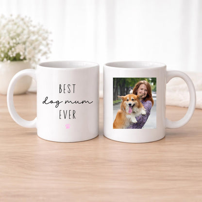 Personalised Dog Mum Photo Mug - Mother's Day Birthday Gift From The Dog