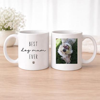 Personalised Dog Mum Photo Mug - Mother's Day Birthday Gift From The Dog