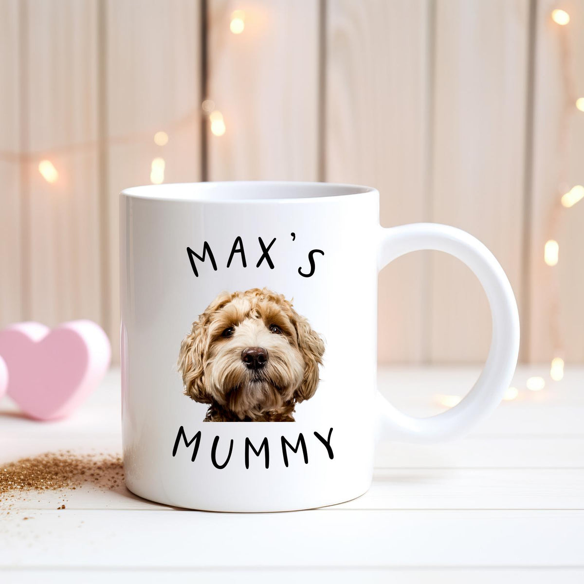 Personalised Dog Photo Mug: Custom Pet Gift for Dog Mum