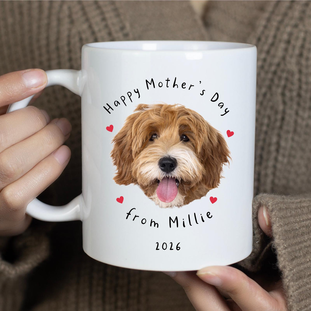 Personalised Dog Photo Mug - Happy Mother's Day From The Dog Gift