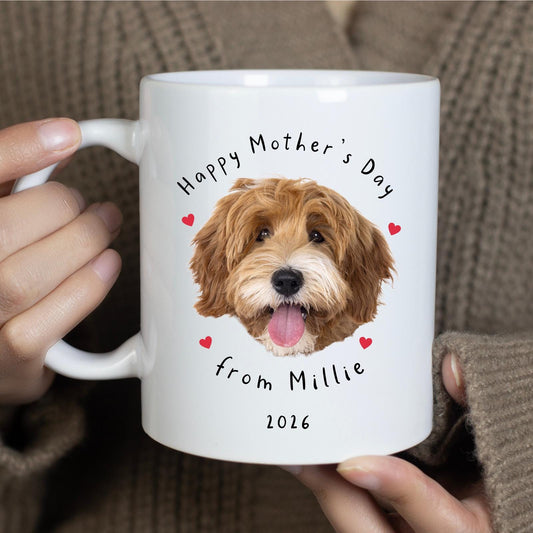 Personalised Dog Photo Mug - Happy Mother's Day From The Dog Gift