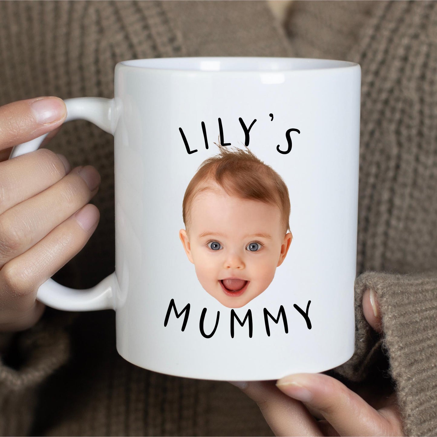 Personalised Baby Photo Mug - Mummy Mother's Day Birthday Gift