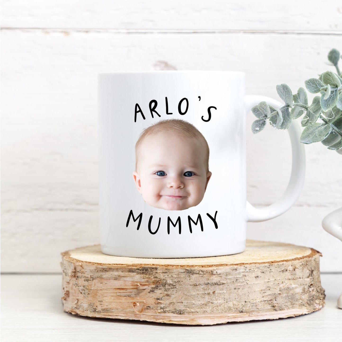 Personalised Baby Photo Mug - Mummy Mother's Day Birthday Gift