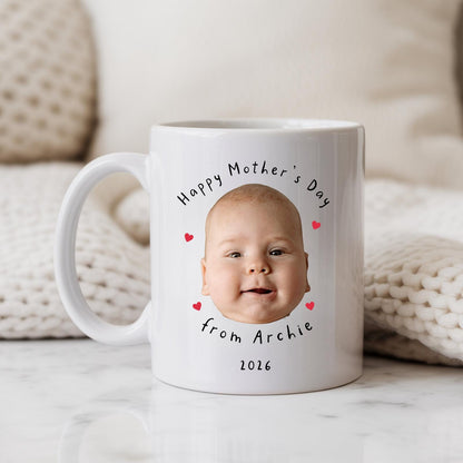 Personalised Baby Photo Mug - Happy First Mother's Day Gift 2026