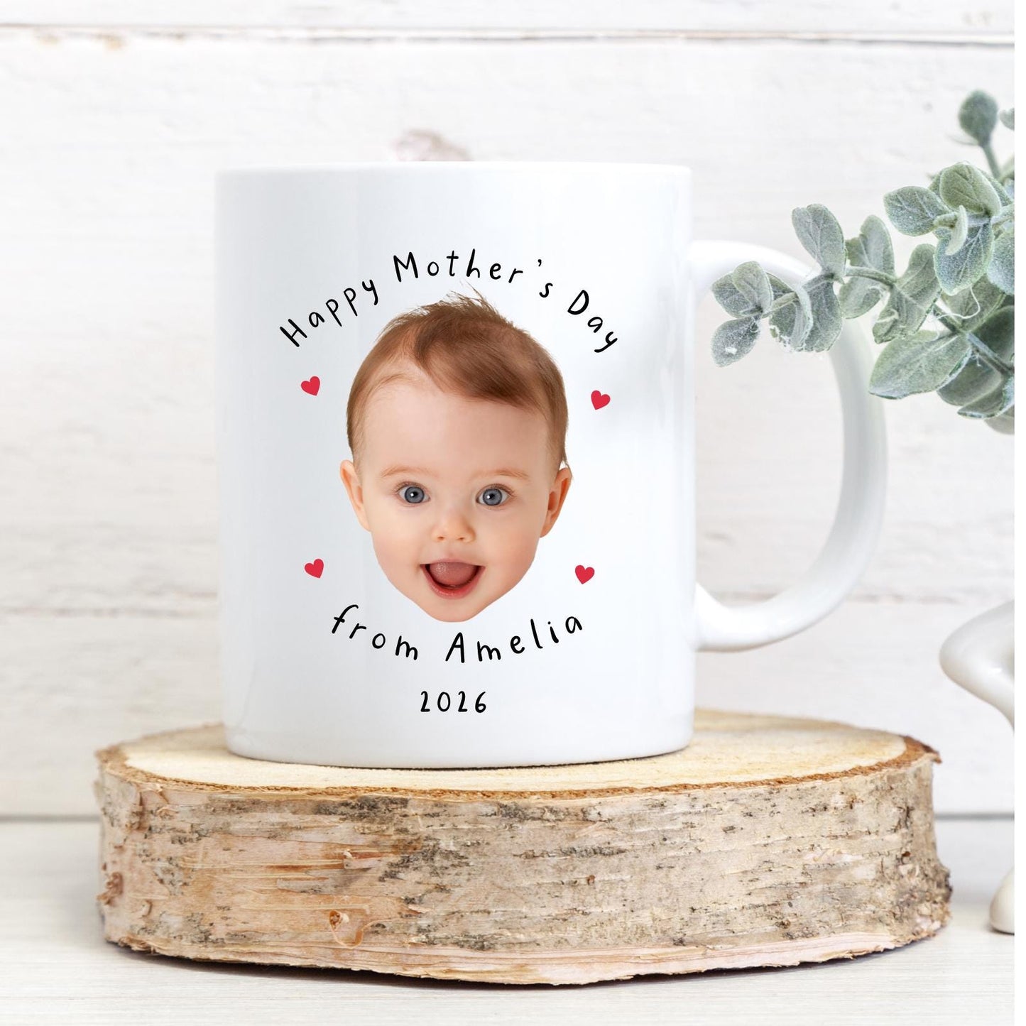 Personalised Baby Photo Mug - Happy First Mother's Day Gift 2026