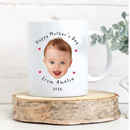 Personalised Baby Photo Mug - Happy First Mother's Day Gift 2026