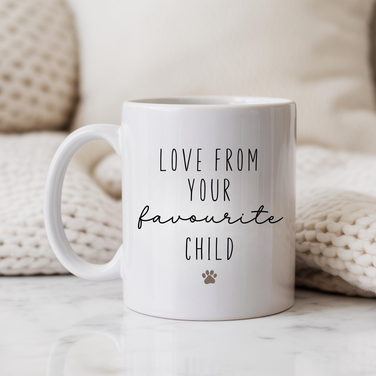 Personalised Dog Mum Photo Mug - Favourite Child Mother's Day Birthday Gift From The Dog
