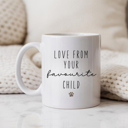 Personalised Dog Mum Photo Mug - Favourite Child Mother's Day Birthday Gift From The Dog