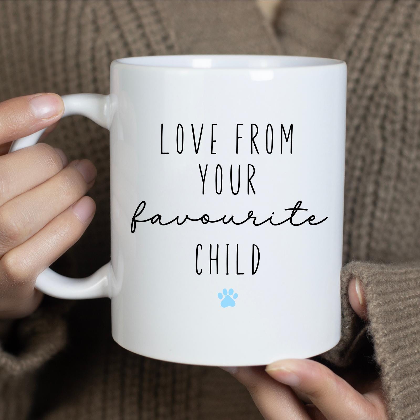 Personalised Dog Mum Photo Mug - Favourite Child Mother's Day Birthday Gift From The Dog