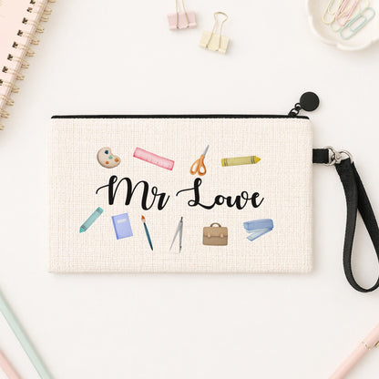 Teacher Thank you Gift Personalised Pencil Case With Name