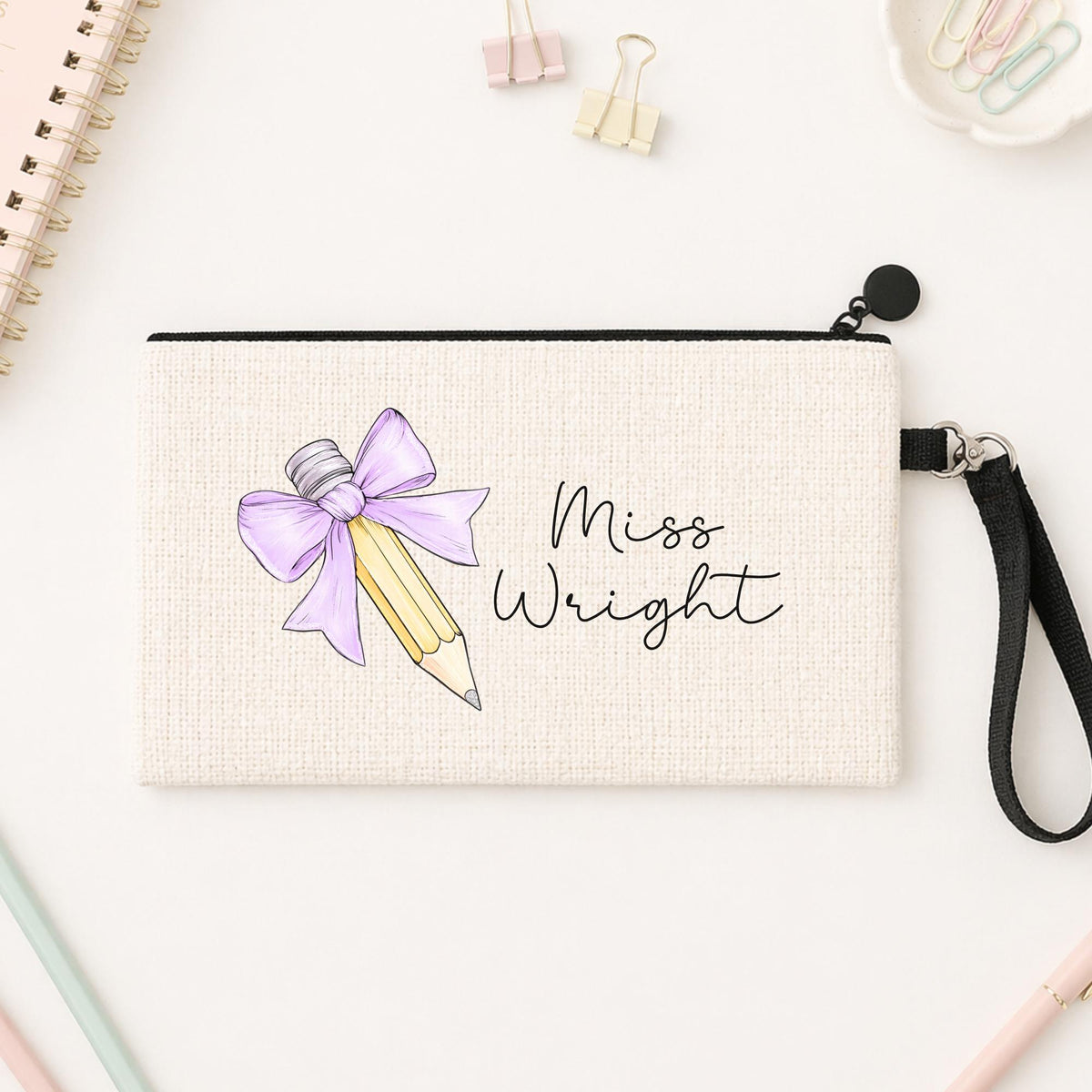 Personalised Teacher Pencil Case: End of Term Thank You Gift