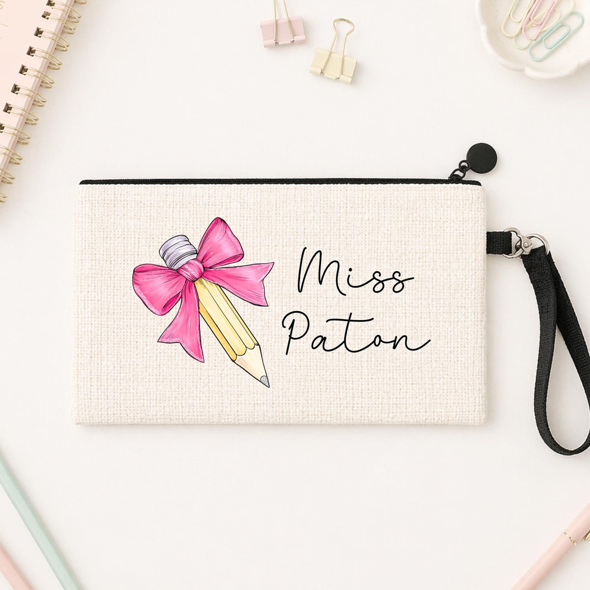 Personalised Teacher Pencil Case: End of Term Thank You Gift