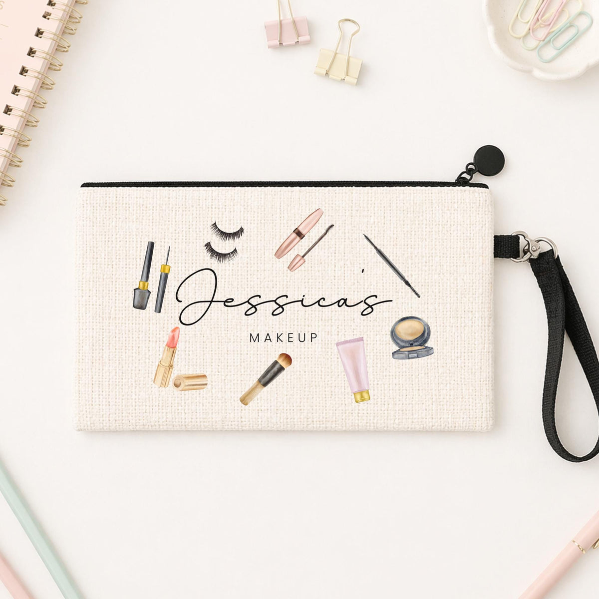 Personalised Makeup Pouch Cosmetics Bag Girls Birthday Gift