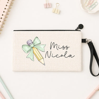Personalised Teacher Pencil Case: End of Term Thank You Gift