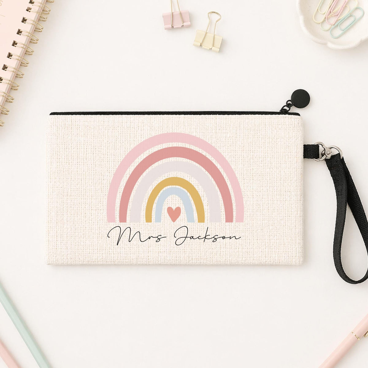 Personalised Makeup Pouch Bag Bridesmaid Girls Birthday Gift