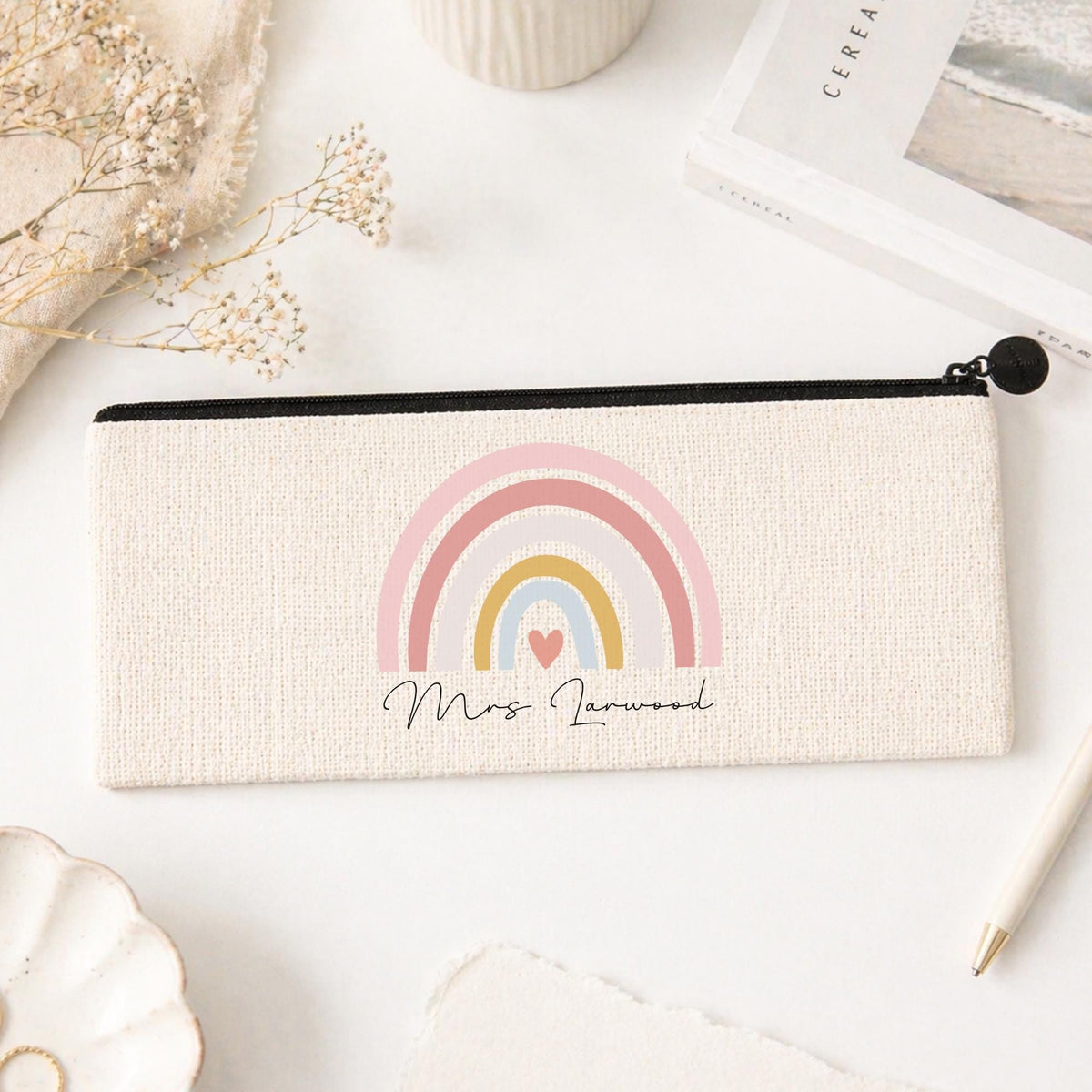 Personalised Makeup Pouch Bag Bridesmaid Girls Birthday Gift