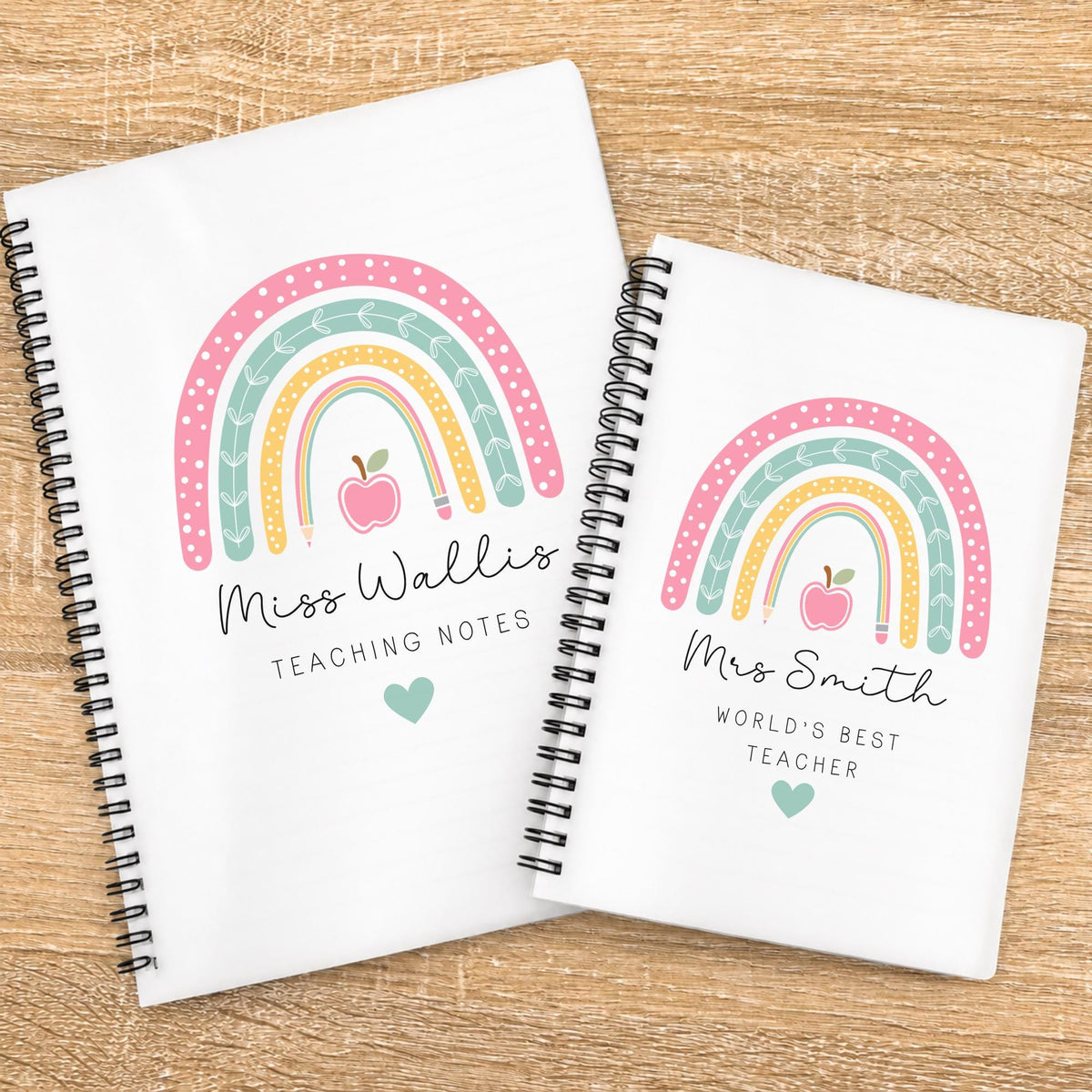Personalised Teacher Notebook: End of Term Gift, A5/A4 Notepad