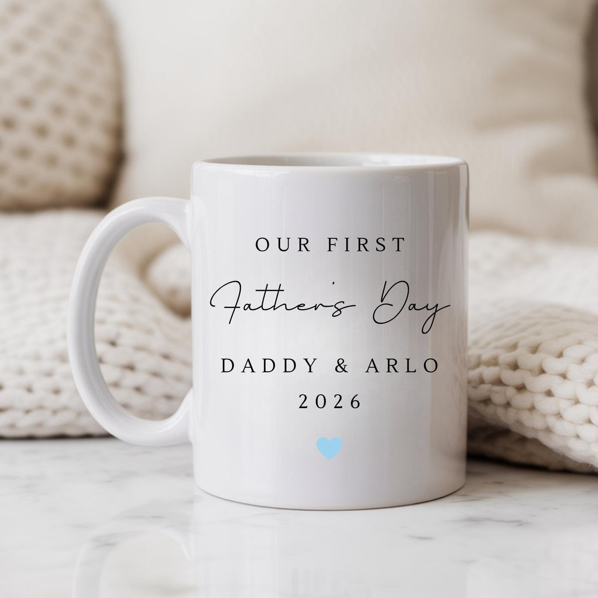 First Father's Day Mug Personalised Photo Daddy Baby Picture Gift