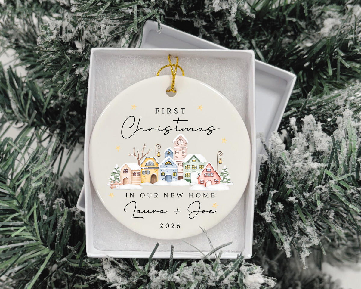 First Christmas In New Home Decoration Personalised Ornament Gift