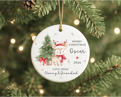 Personalised Children's Christmas Ornament Baby First Xmas Decoration 2025 Gift