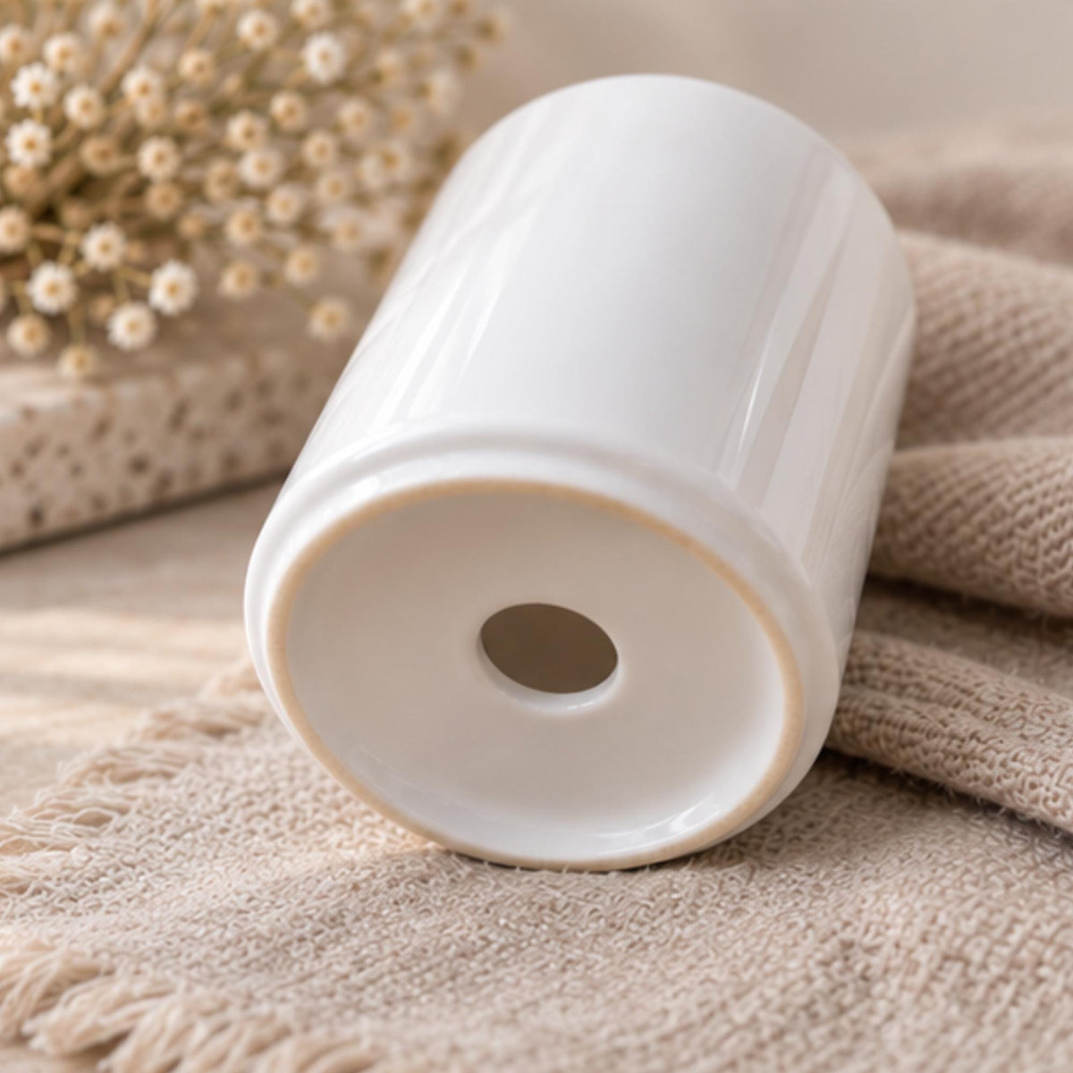 Pet Memorial Candle Tealight Holder Personalised Ceramic Dog Cat Loss Gift