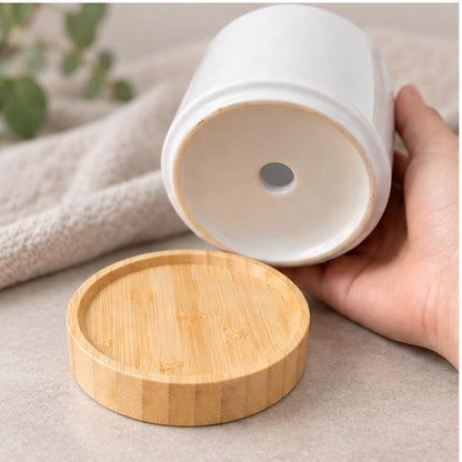 New Home Personalised Plant Pot Housewarming Ceramic Planter Gift