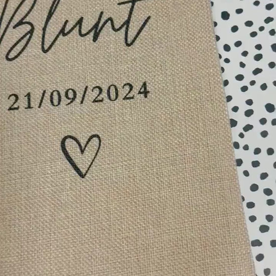 Wedding Personalised Wine Bottle Gift Bag Married Couple Drinks Gift