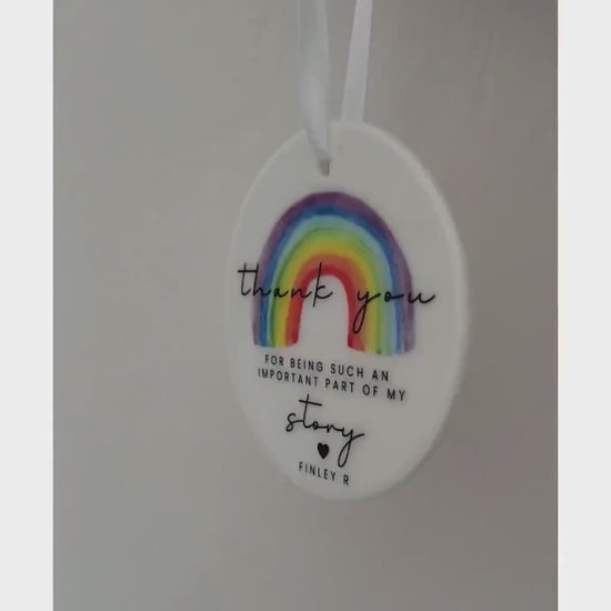 Teacher Thank You Gift Personalised Mentor End Of Term Present Ornament Decoration