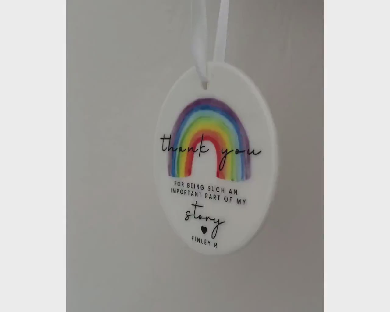 Teacher Thank You Gift Personalised Mentor End Of Term Present Ornament Decoration