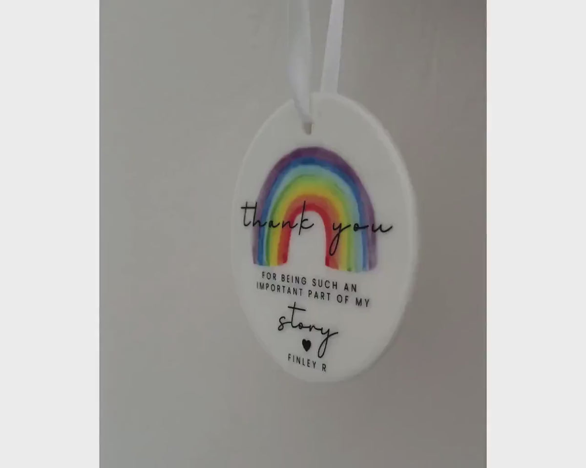 Teacher Thank You Gift Personalised Mentor End Of Term Present Ornament Decoration