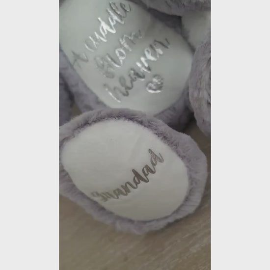 Memorial Soft Toy Bunny Personalised Cuddle From Heaven Teddy Grieving Childrens Comforter Keepsake Gift