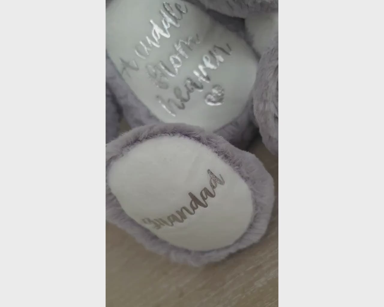 Memorial Soft Toy Bunny Personalised Cuddle From Heaven Teddy Grieving Childrens Comforter Keepsake Gift