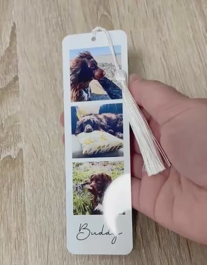 Personalised Photo Bookmark Bookish Birthday Custom Metal Gift