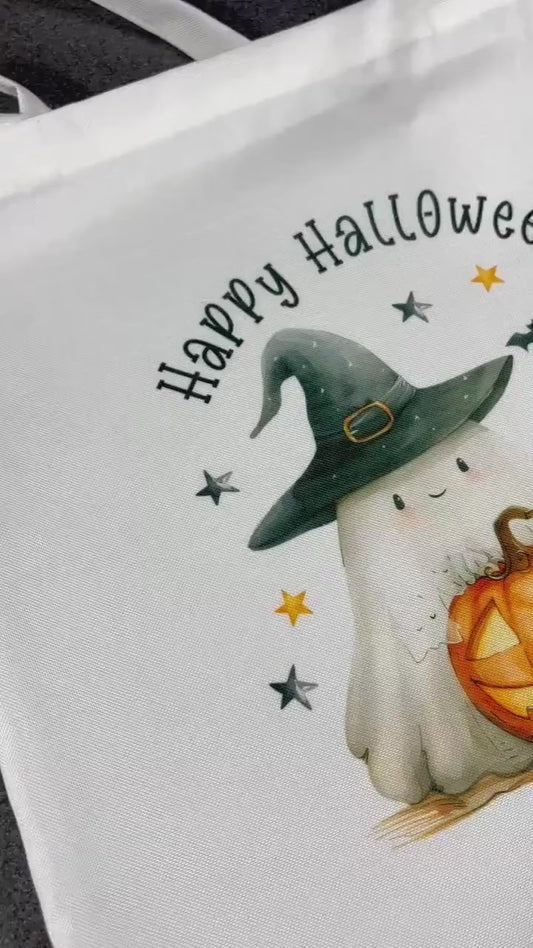 Halloween Bag Personalised Kids Trick Or Treat Sweet Gift Boo Bag