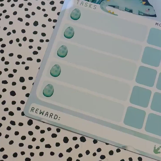 Personalised Wipeable Reward Chart Kids Chore Dry Erase Daily Task White Board