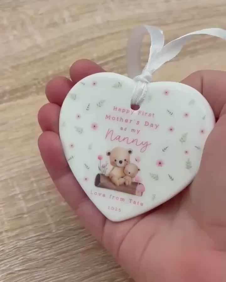 Personalised First Mother's Day 2026 Ceramic Ornament: New Mum Gift