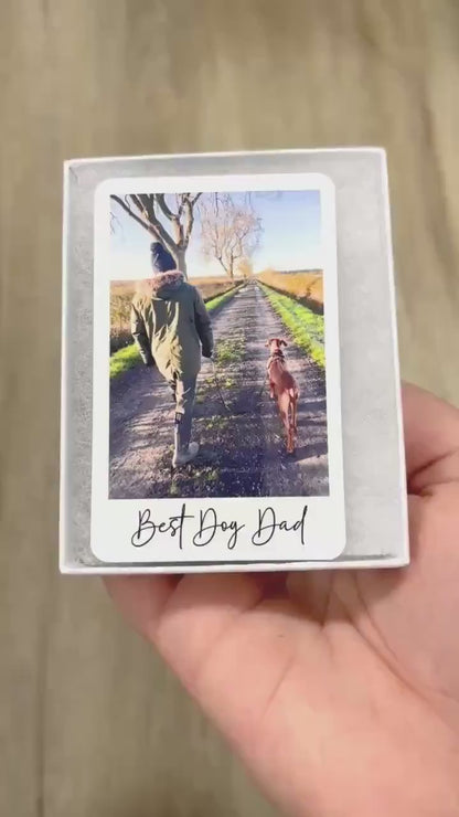 Dog Dad Photo Wallet Card Personalised Pet Keepsake Gift