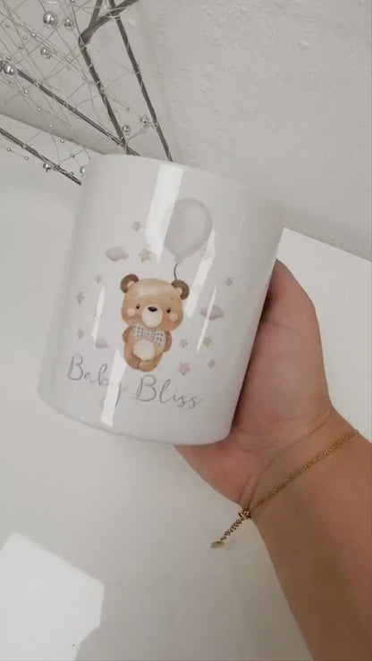 Personalised Money Box Baby Keepsake Piggy Bank Newborn Gift