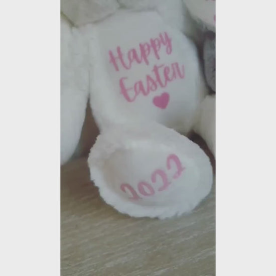 Personalised Easter Bunny Rabbit Gift My First Easter 2024 Soft Toy Present